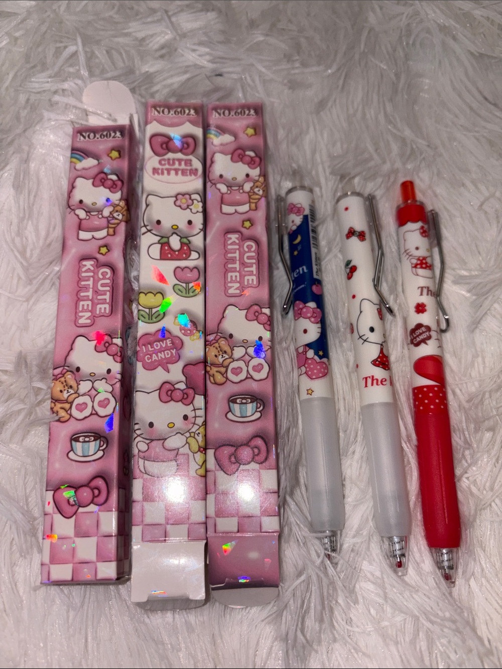 Hello Kitty Pens Lot of 3